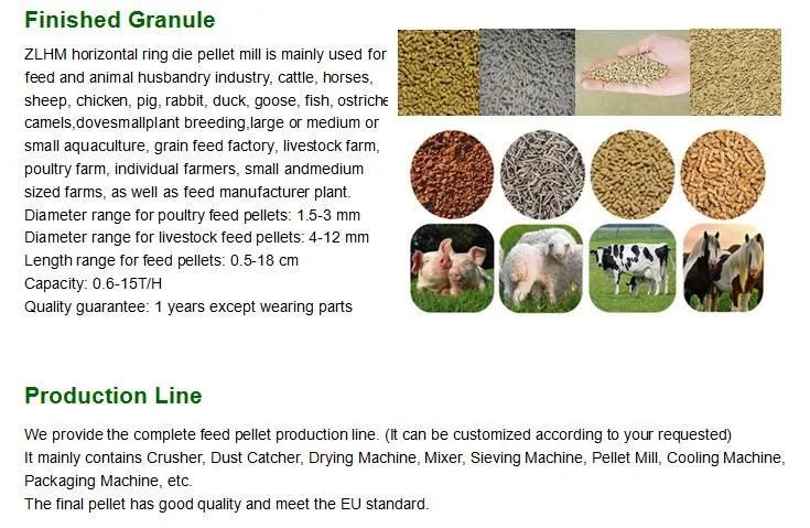 Ce Approved Horses Feed Equipment
