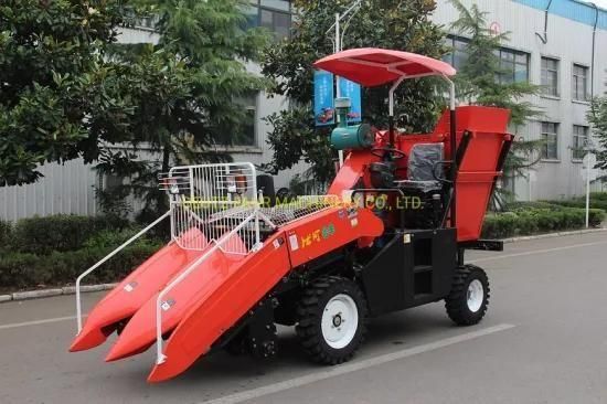 China Hot Sell 2 Rows Corn Combined Harvester