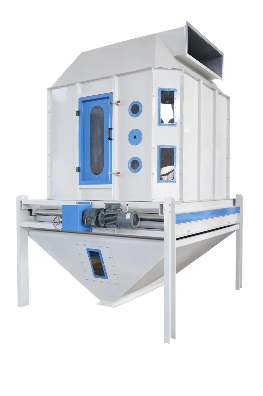 Feed Mill Cooler for Large Animal Feed to Reduce temperature with Distributor