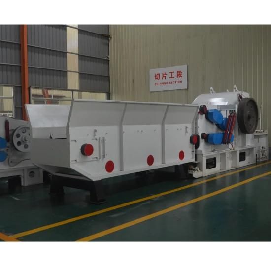 Ce Approved 20t/H Sawdust Mobile Diesel or Electric Wood Crusher Machine Wood Shredder ...
