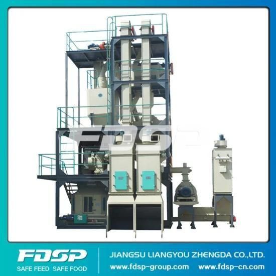 Animal Feed Pellet Production Line/Small Feed Mill Plant for Cattle Feed