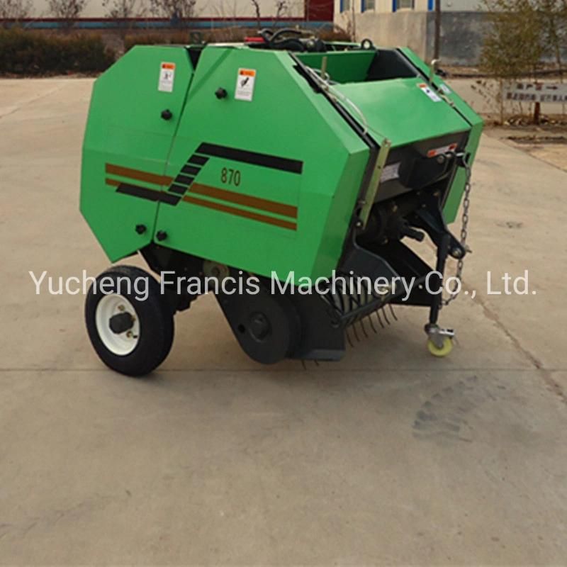 Small Round Hay Baler for Tractor High Efficiency Straw Baler