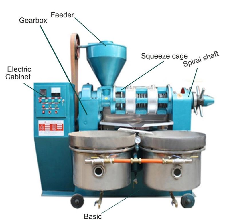 Factory Price Safflower Extract Machine Canola Seed Cottonseed Oil Processing Machine