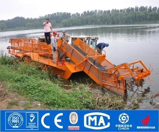 Floating Grass Mower Water Weed Removal Waste Skimmer Harvester