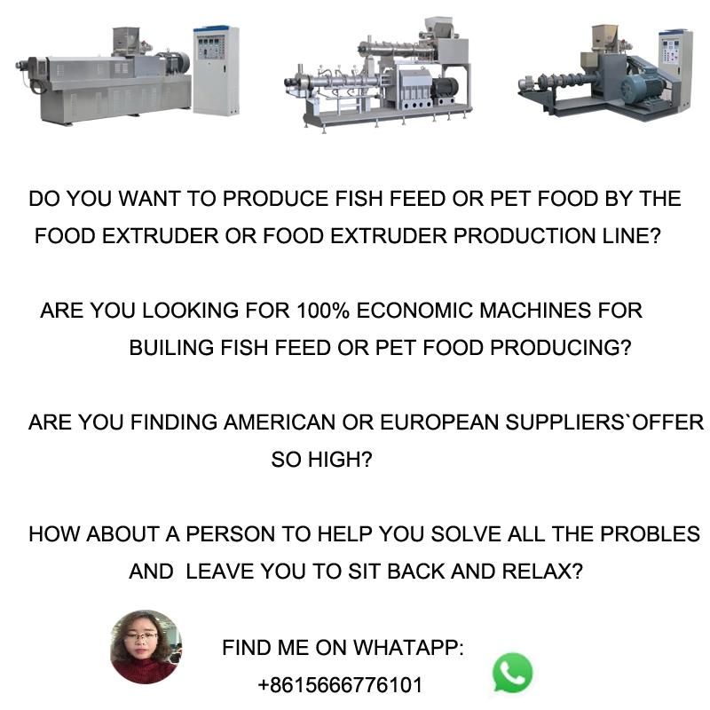 Jinan City Full Automatic Ocean Nutrition Fish Food Extruder Machinery