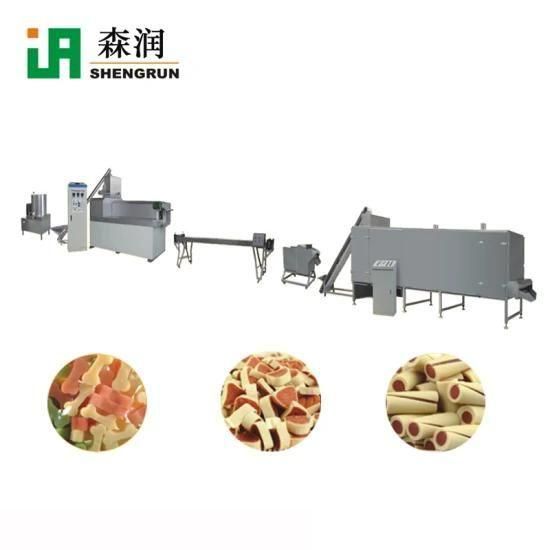 Hot Selling Dog Dental Chews Machine Pet Chewing Inflating Device Extruder Production