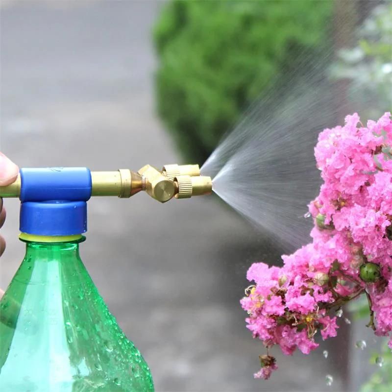 Ilot Brass Double Nozzle Flit Water Jet Sprayer, Cola Bottle Hose Sprayer, Garden Sprayer
