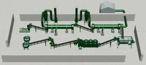 Complete Sewage Sludge Bio Fertilizer Production Line/ Plant