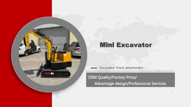 China Factory Price Crawler Small Micro Digging Bagger Mini Excavator