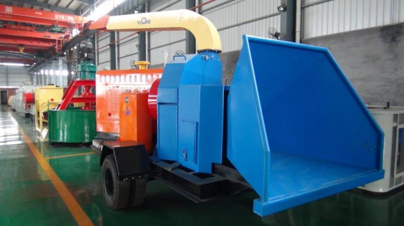 CE and ISO Approved Diesel Engine Driven Wood Chipper
