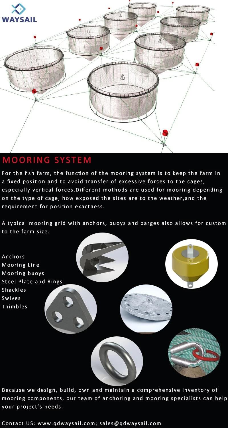 Complete Fish Farm Mooring Systems Aquaculture Mooring System for Your Farm