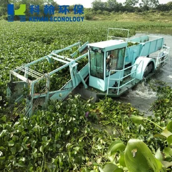China Professional Water Weed Harvesting Mower River Cleaning Boat