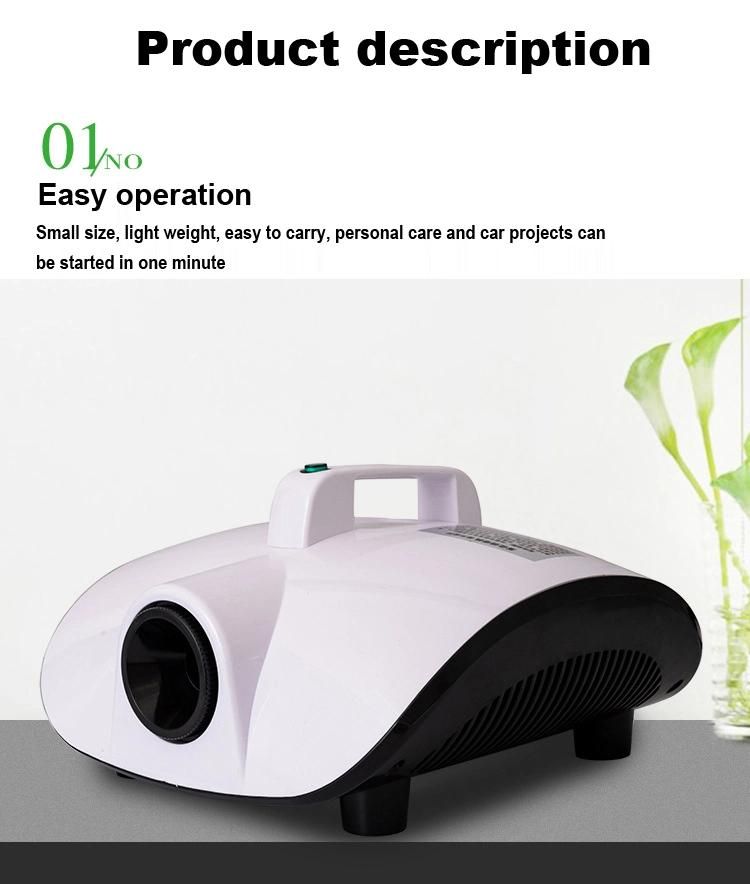 Commercial Disinfect Fogger, 800W Electric Smoke Fogging Mist Cold Machine for Car/Home/Office