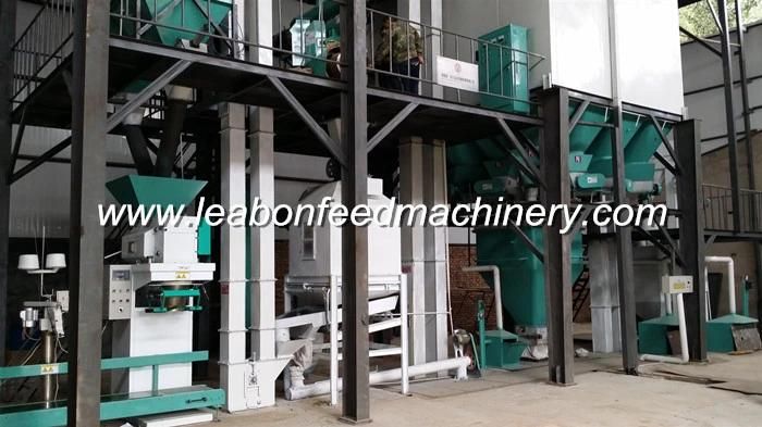 2t/H Automatic High Productivity Mixing Chicken Cattle Feed Machines Price Vertical Feed Mixer