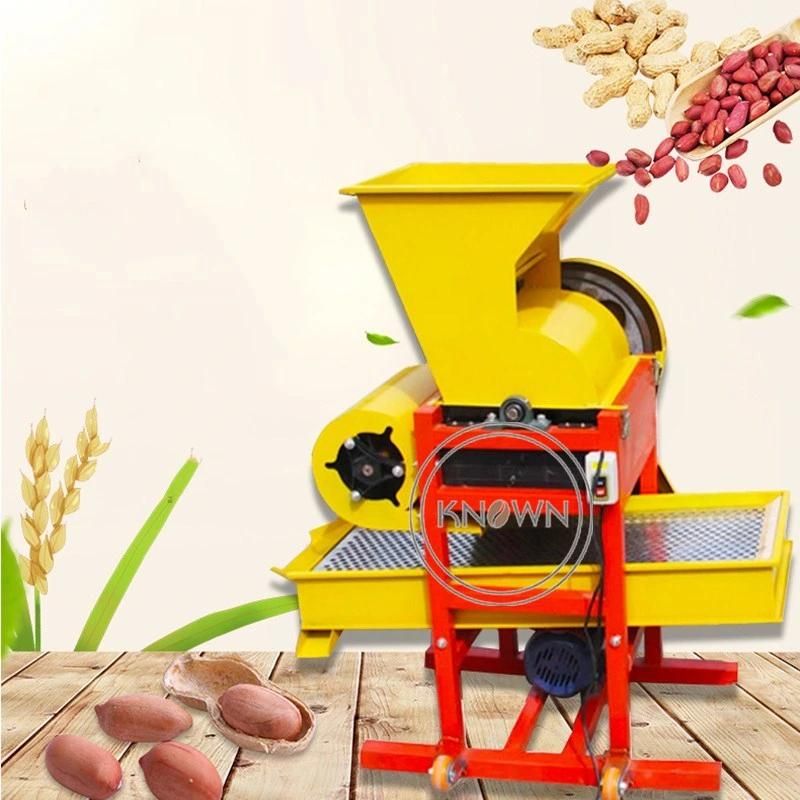 Commercial Cashew Sheller Dry Peanut Red Skin Peeling Machine Automatic Almond Peeler Machinery Camellia Nectar Seed Shell Machine