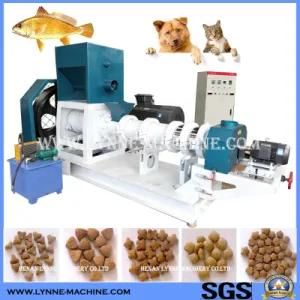 Diesel/Motor Power Pellet Pet/Fish/Dog/Cat Fodder Food Extruding Machine