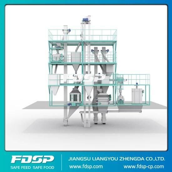 CE Approved Chicken Feed Production Line