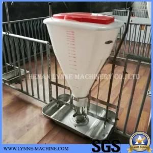 Poultry Farm Machinery of Pig Sow Hopper and Stainless Steel Feeder