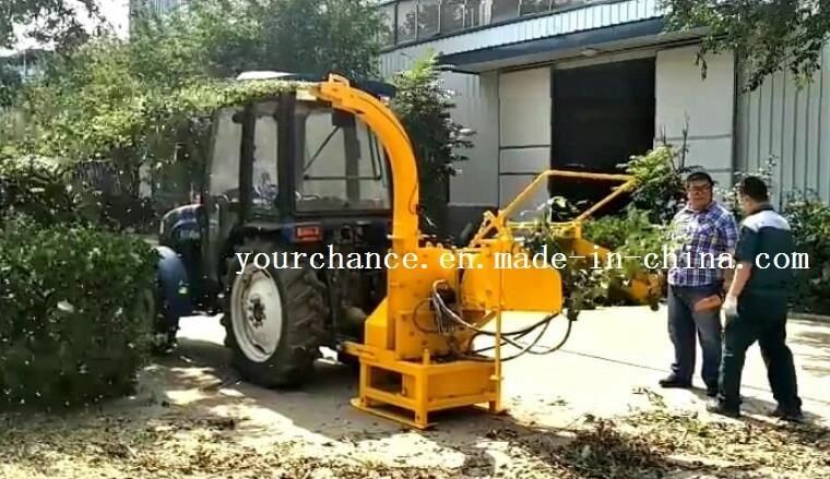 Tractor Implements Wc-8h 3 Point Hitch 8 Inch Hydraulic Wood Chipper Shredder Tree Branch Crusher
