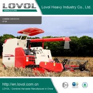 Lovol rice crawler combine harvester
