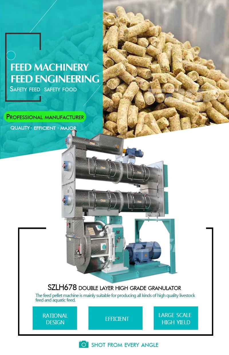 Livestock and Aqua Feed Pellet Mill with Ce Approved