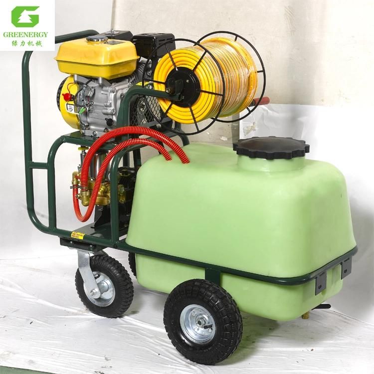 Factory Supply High Pressure Gasoline Engine Power Sprayer with Tank and Hand Push
