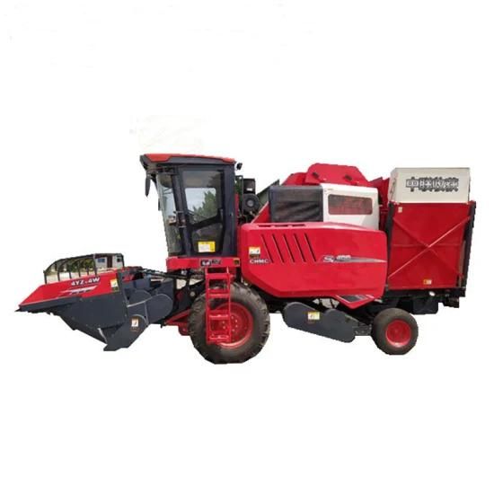 Maize Combine Harvester with Semi-Colsed Driving Cab