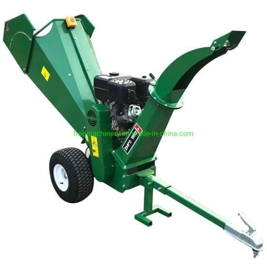 Towable Wood Crusher with Emergency Stop 5 Inches Chipper Shredder