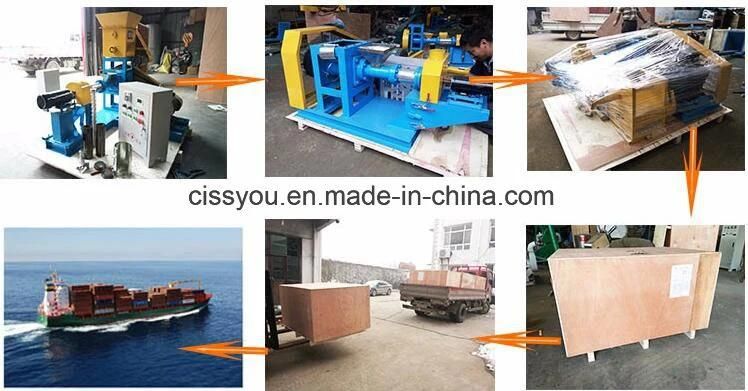 Factory Offer Floating Fish Feed Pellet Extruder Machine (WSP)