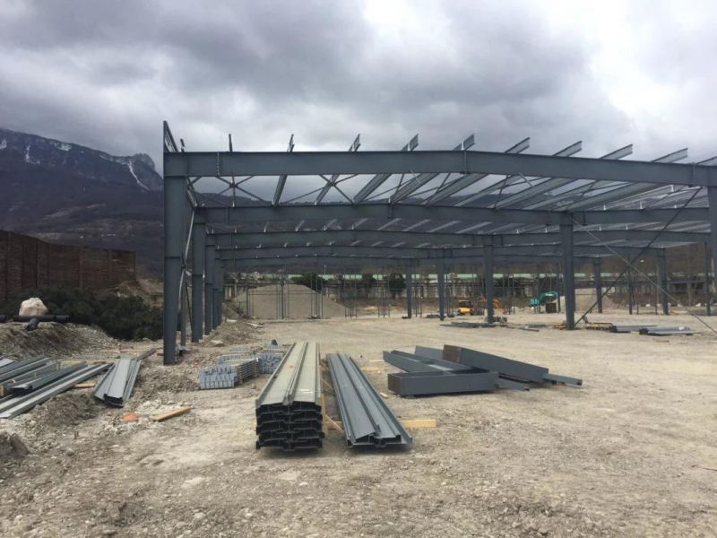 Low Cost Prefab Fast Building Steel Structure Warehouse for Uganda