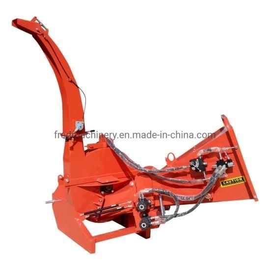 Reliable Tractor Pto Hydraulic Woodchipper 6 Inches Forestry Woodcutting Shredder