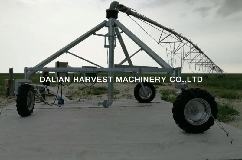 China Farm Irrigation Systems/Four Wheel Towable Irrigation Machine/Farm Irrigation Sprinkler