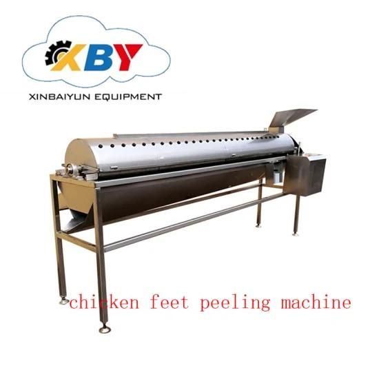 Chicken Feet Scalding Peeling Machine for Poultry Slaughtering Processing Equipment
