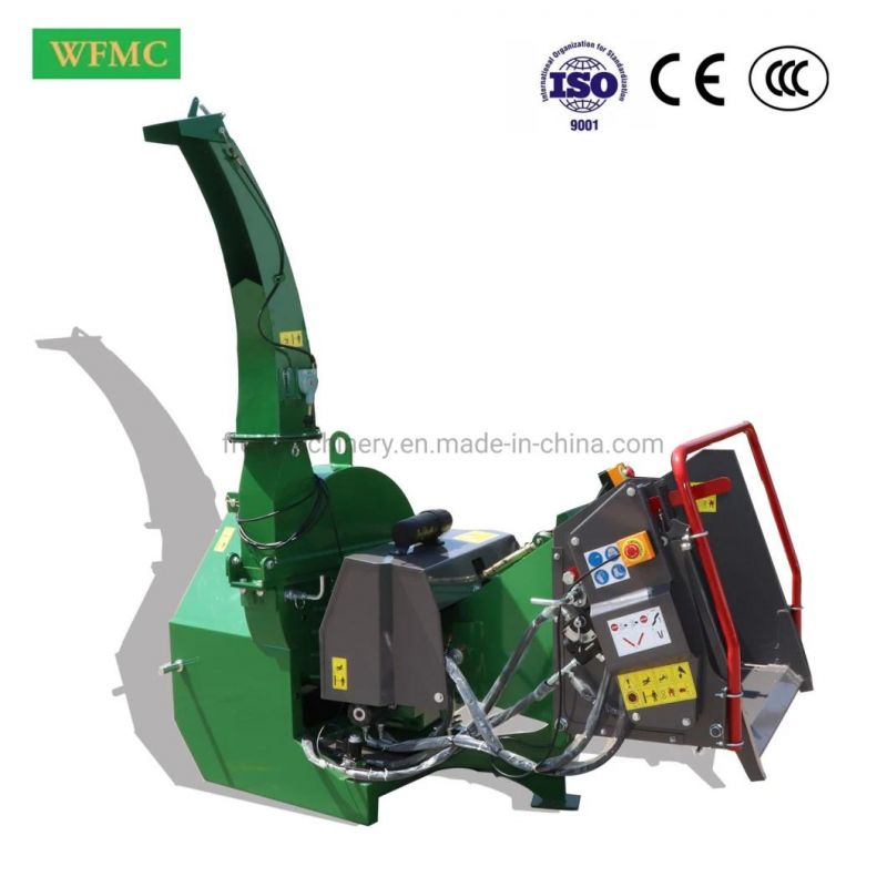 Powerful Agricultural Wood Working Machinery Hydraulic 7inches Chipper Shredder