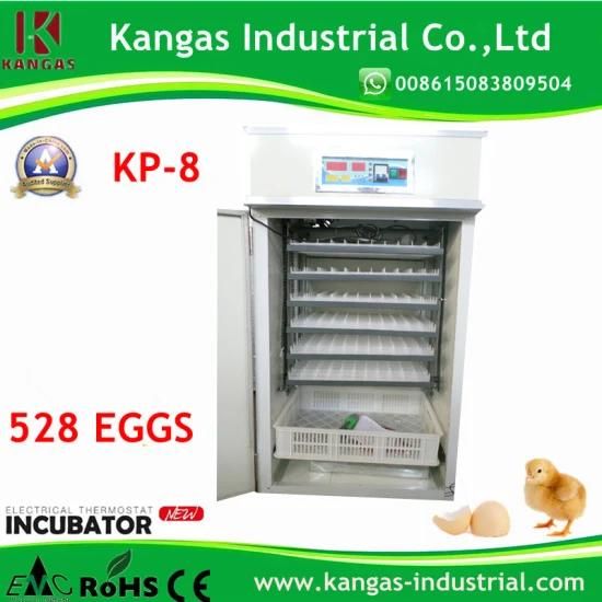 CE Automatic Quail Egg Turning 528 Eggs Incubator for Sale