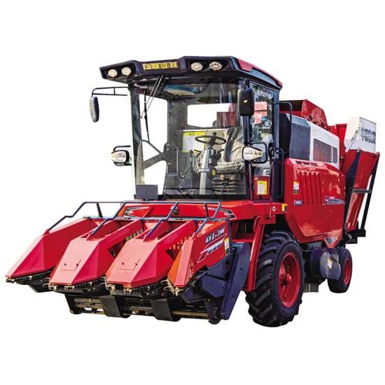Middle Size Corn Harvesting Machine with 4 Rows Operation