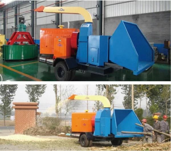 Large Capacity Diesel Engine Wood Chipper for Sale