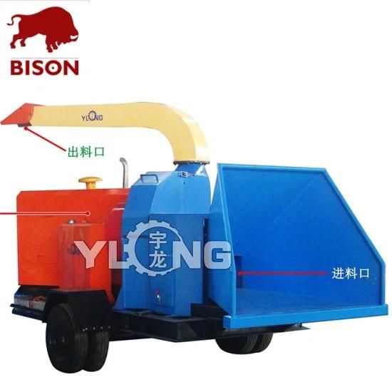 CE and ISO Approved Diesel Engine Driven Wood Chipper