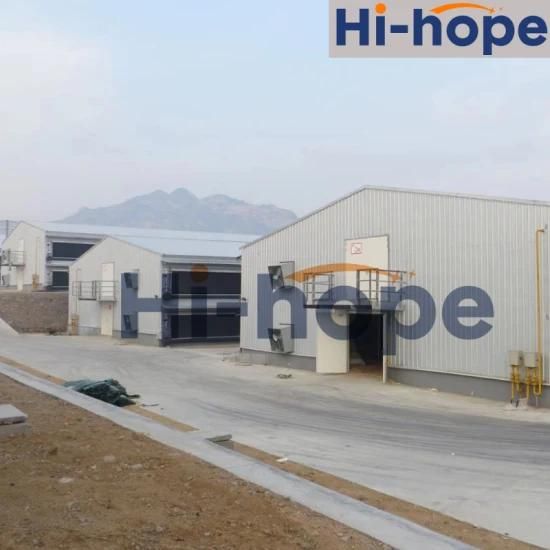Automatic Feeding System Prefabricated Industrial Chicken House Design Poultry Farming ...