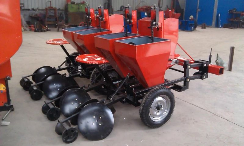 Best Quality of Tractor-Mounted Potato Planter in 4 Rows, Tubers Planter, Farm Seeder,