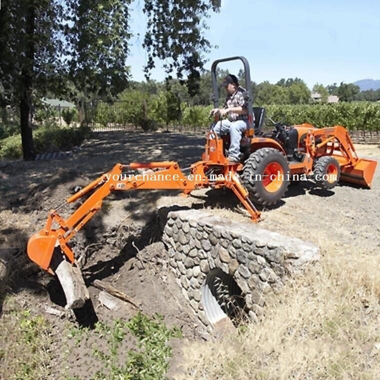 High Quality Multifunctional Wheel Farm Tractor Backhoe Excavator for Farming Work