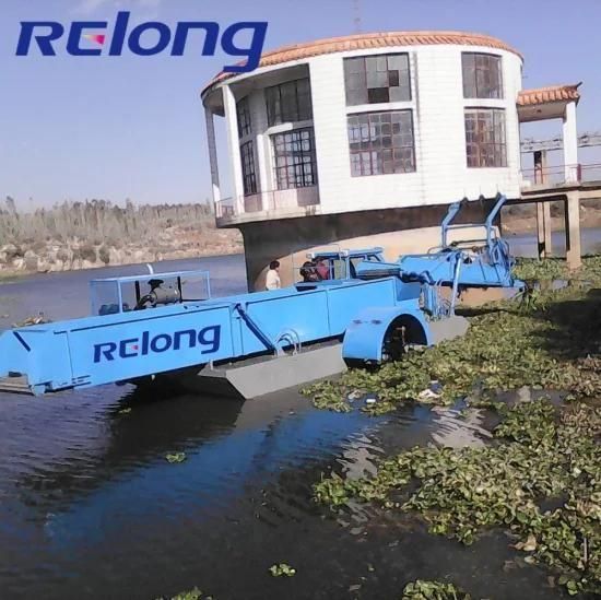 Floating Seabed Plant Water Hyacinth Removal Cleaning Harvester