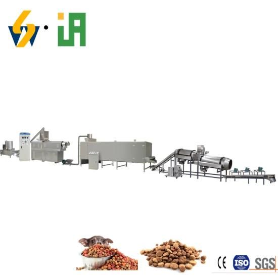 Full Automatic Pets Food Making Machine Extruder Equipment for Dog Cat Feed Bulking ...
