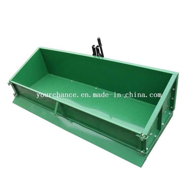 Factory Supply Tb Series 14-50HP Farm Tractor Rear 3 Point Hitch 1-2.1m Width Transport Box Carrier Made in China