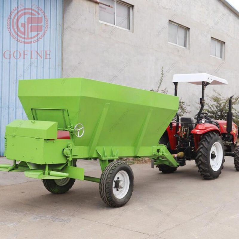 Heavy Duty Manure Spreader Equipment Fertilizer Powder Spreading Machine