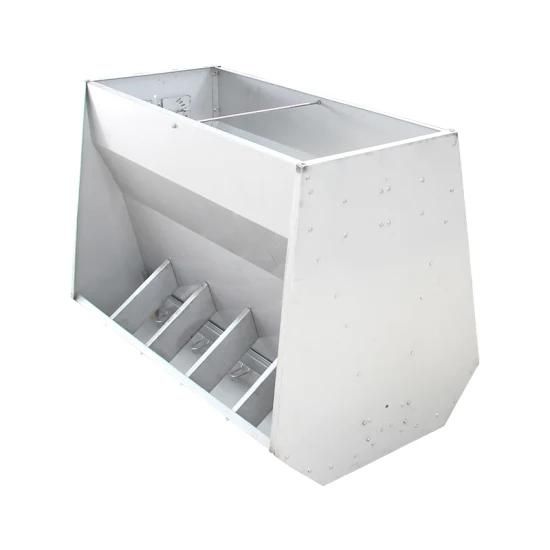 Double Size Stainless Steel Automatic Feeder Fatten Trough