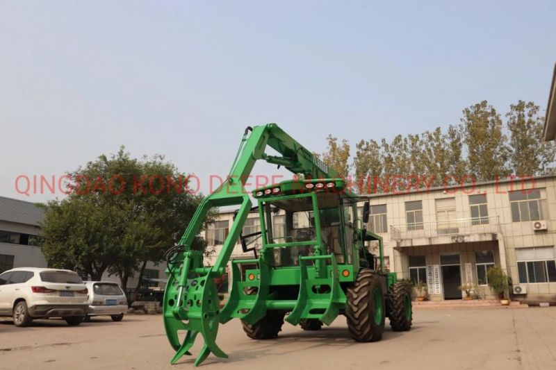 Manufacturer of Wheeled Sugarcane Loader Grabber Grapple Tractor Machinery Sugar Cane Loader