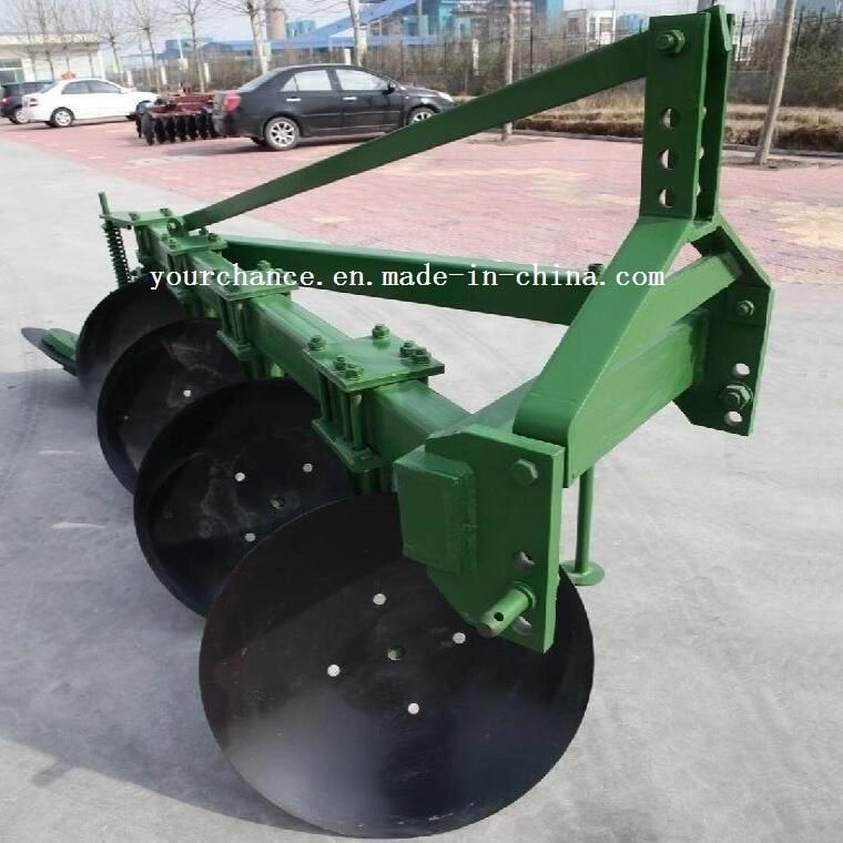 USA Hot Selling Farm Implement 1ly-425 50-80HP Tractor Hitched 4 Blades 1m Width Heavy Duty Disc Plough Made in China Factory