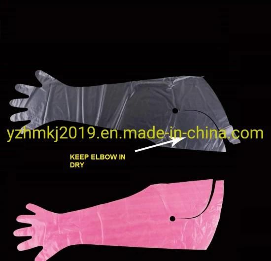 Factory Make Long Arm Gloves Veterinary Disposable Arm Gloves