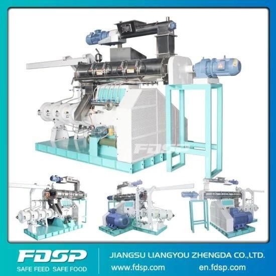 Floating Fish Feed Extruder Double Screw Extruding Machine